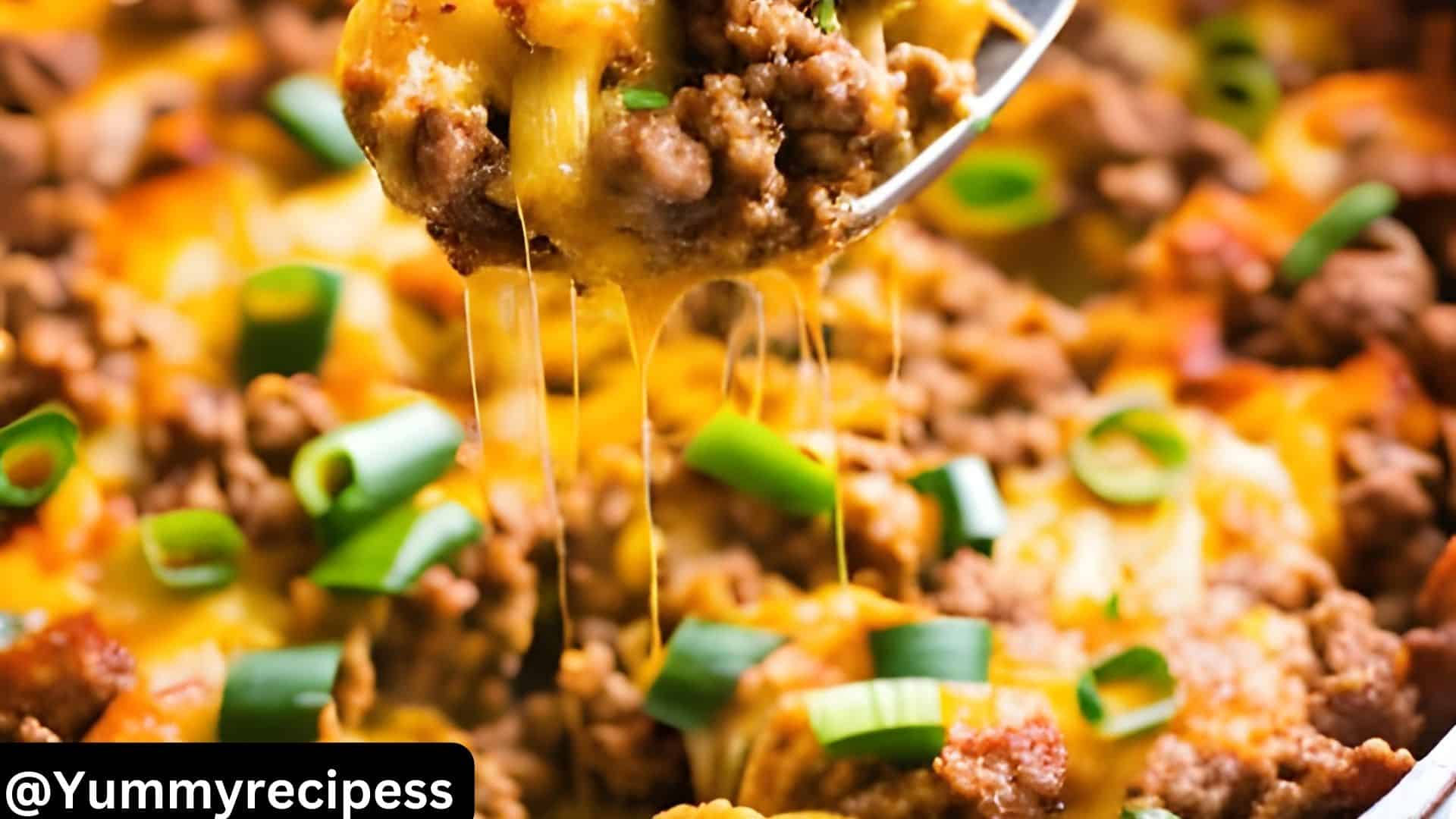 Keto Ground Beef Casserole