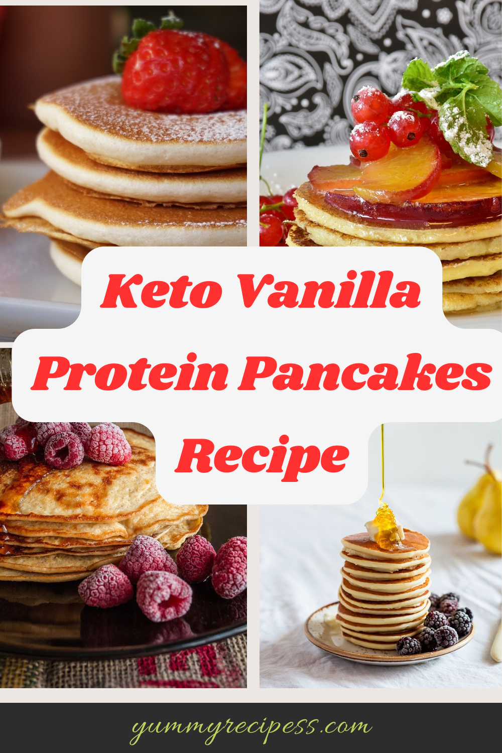 Keto Vanilla Protein Pancake Recipe