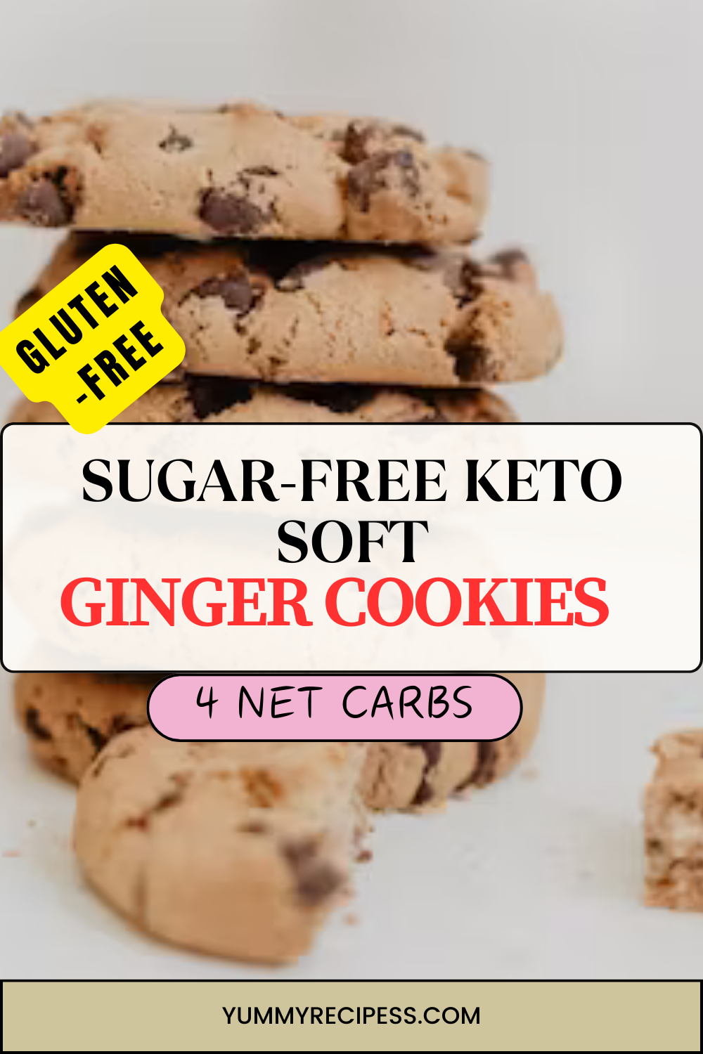 Keto Soft Ginger Cookies